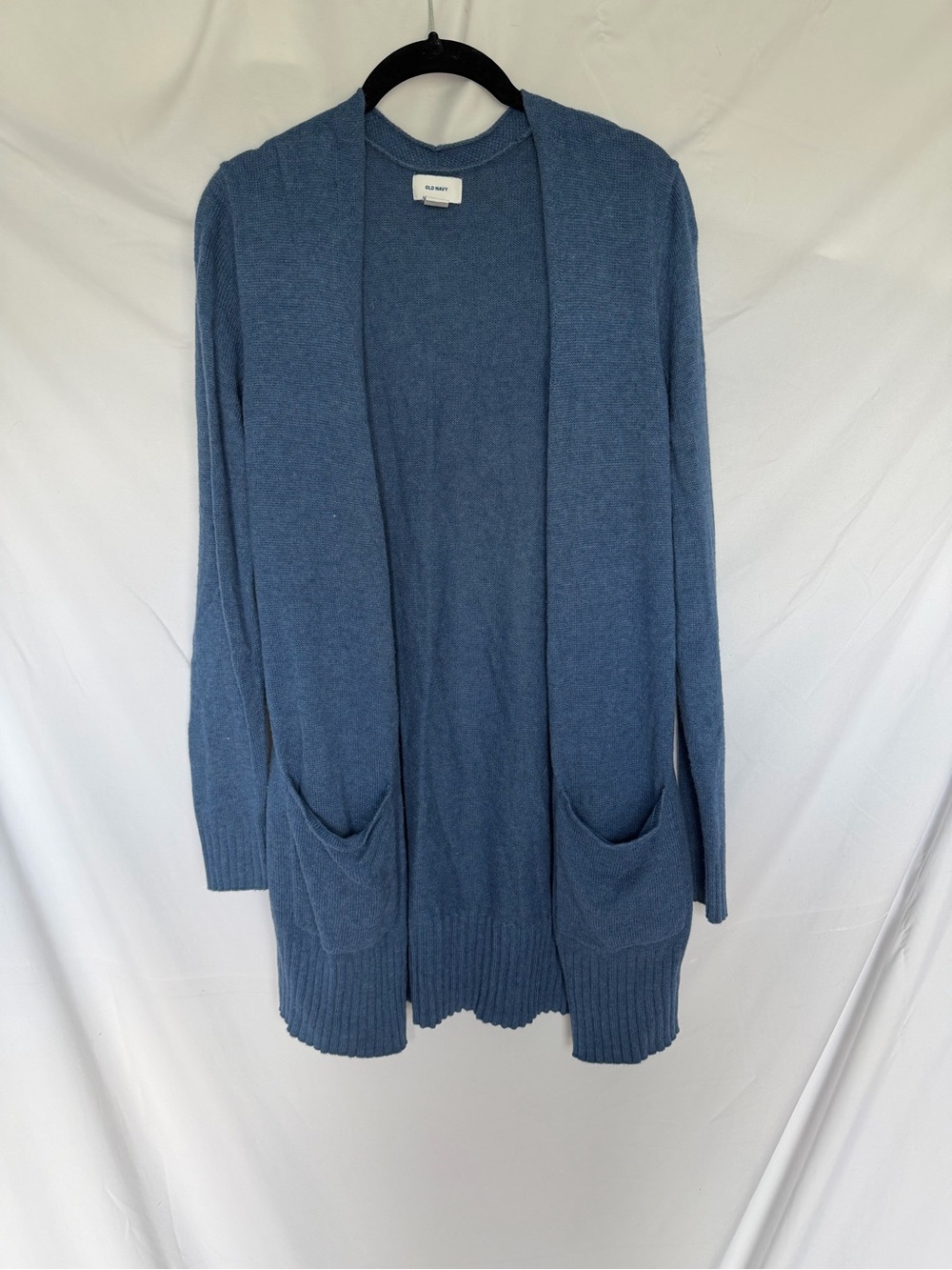 Old Navy Dusty Blue Open-Front Pocket Cardigan